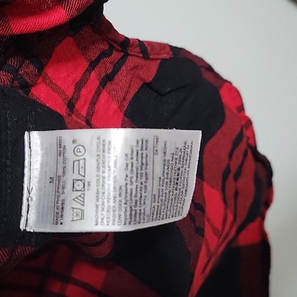 Gap Boyfriend Fit Plaid Shirt - Picture 7 of 9